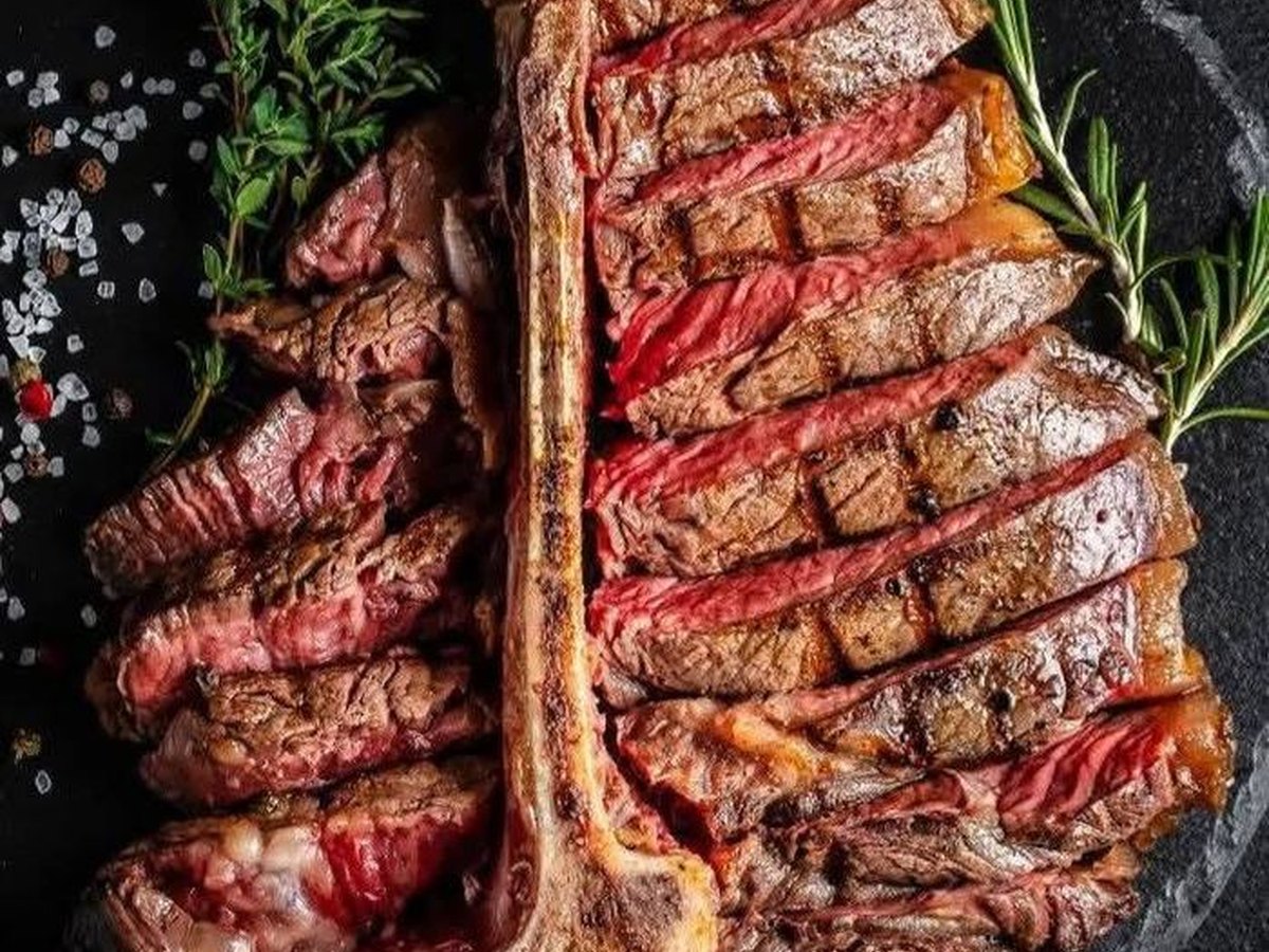 Australian rib-eye steak served at DW's Bar & Grill in Vung Tau