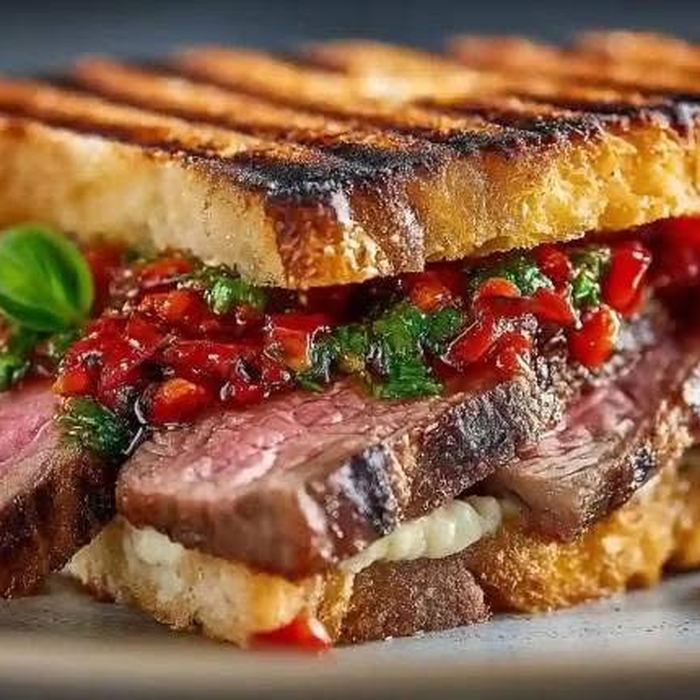 Rib-eye steak sandwich at DW's Bar & Grill in Vung Tau