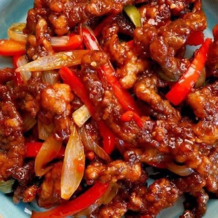 Sweet and sour beef at DW's Bar & Grill